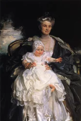 Mme Henry Phipps et son petit-fils Winston